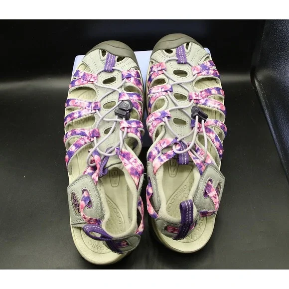 Keen Whisper Sandals Waterproof Women's US 10 Purple Tie-Dye 1026252 - Picture 5 of 6
